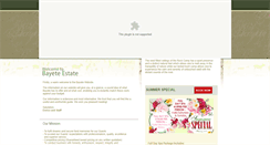 Desktop Screenshot of bayeteestate.com